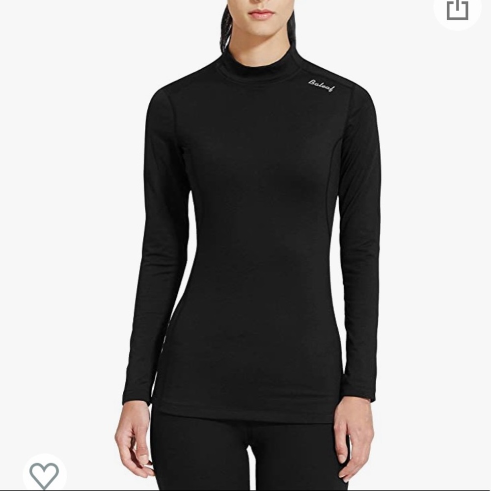 Baleaf Fleece Thermal Long Sleeve Running Shirt